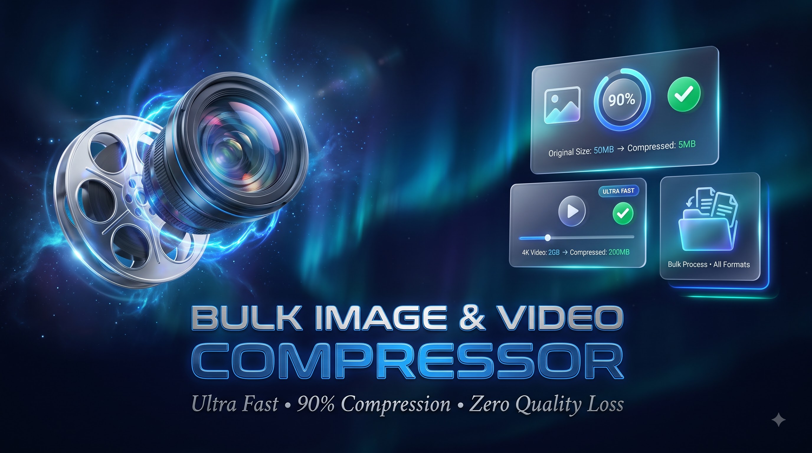 Bulk Image & Video Compressor Feature Banner