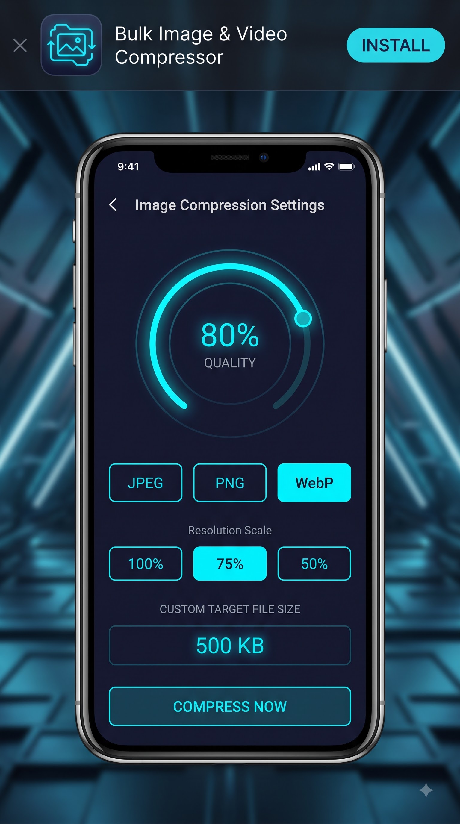 Bulk Image & Video Compressor - Image Tool